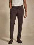 Dark Brown Linen Trousers
