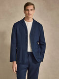 Navy Blue Blazer Relaxed Fit