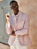 Pink Linen Blazer