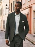 Dark Green Linen Blazer