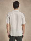 Sand Short Sleeve Linen Shirt