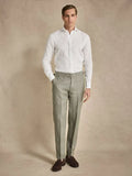 Green Linen Trousers