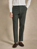 Dark Green Linen Trousers